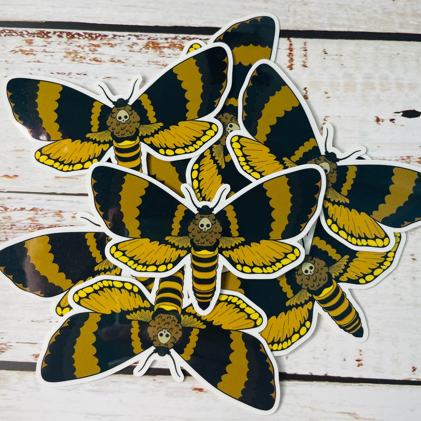 Death's Head HawkMoth - Vinyl Sticker