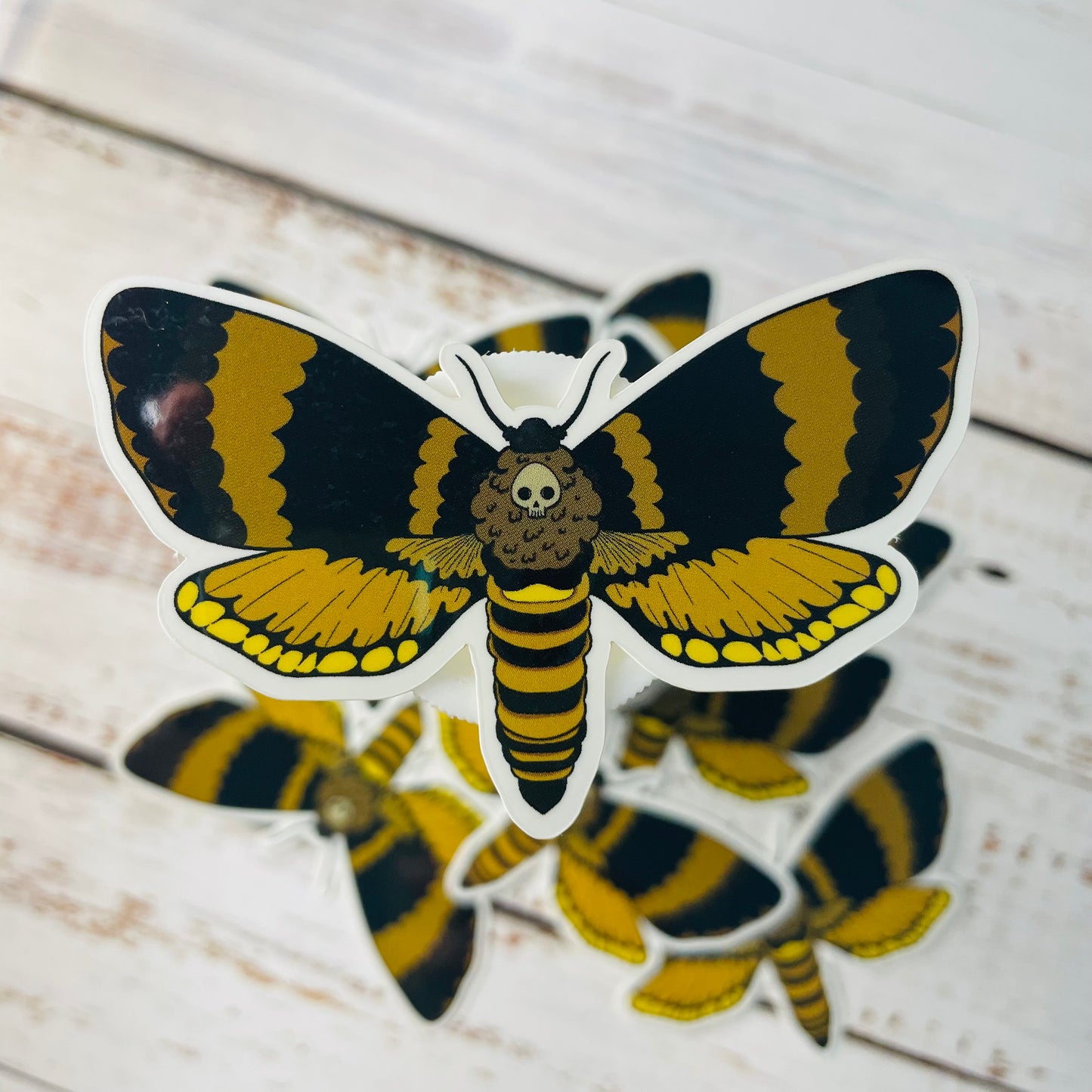 Death's Head HawkMoth - Vinyl Sticker