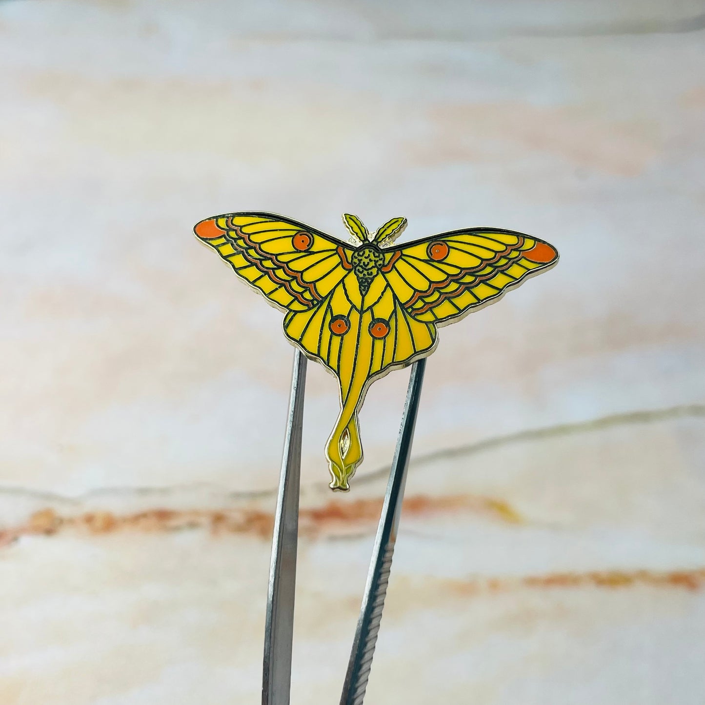 Comet Moth - Enamel Pin