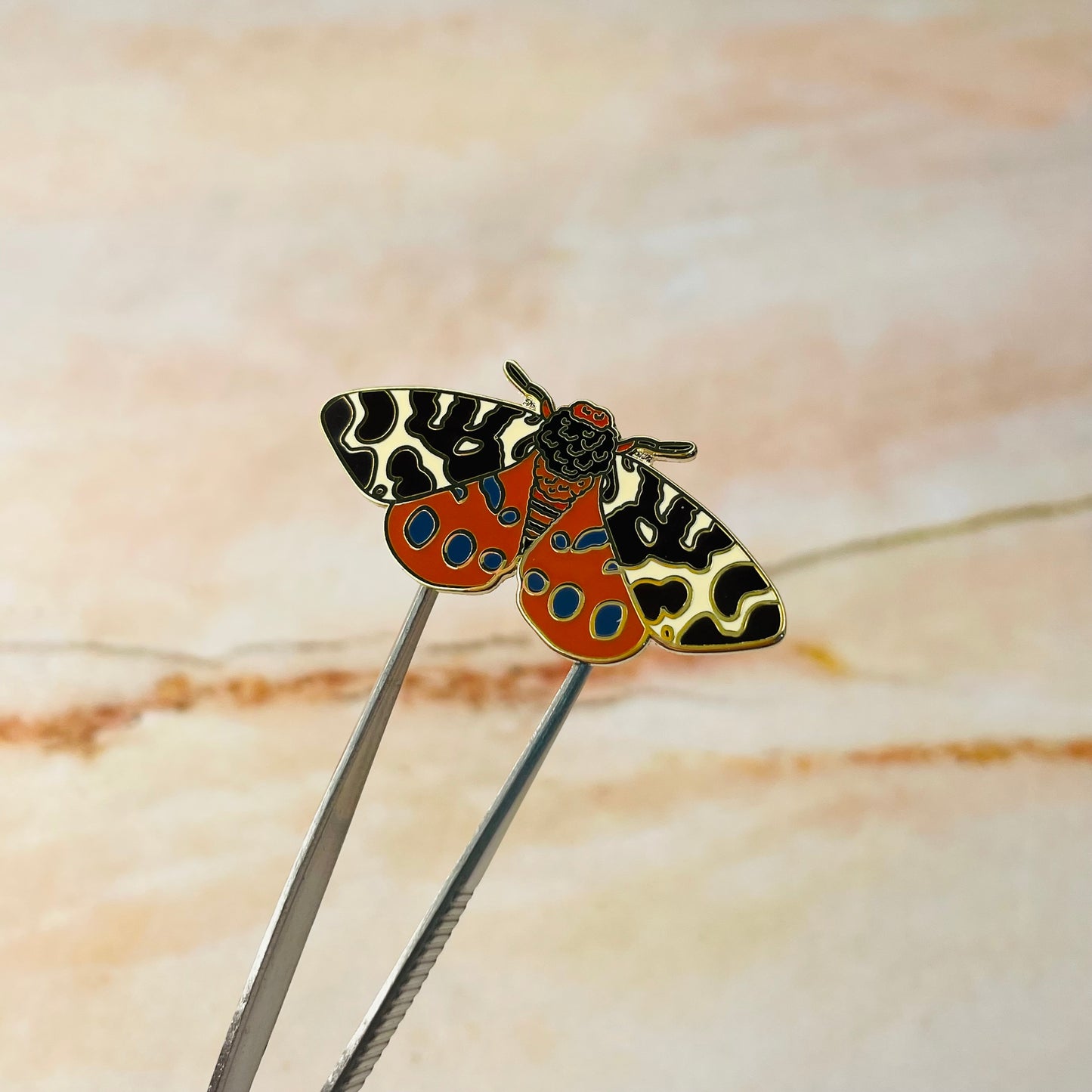 Garden Tiger Moth - Enamel Pin