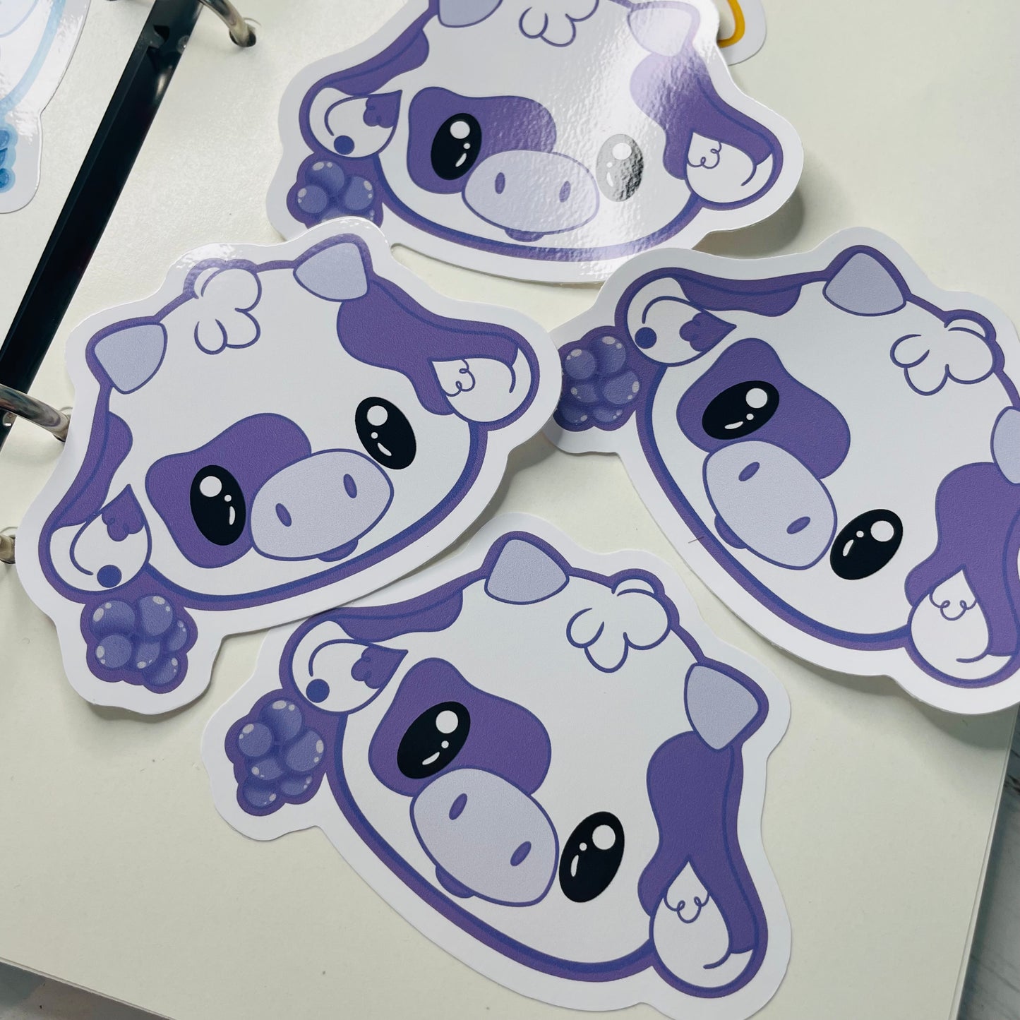 Grape Cow - Vinyl Sticker