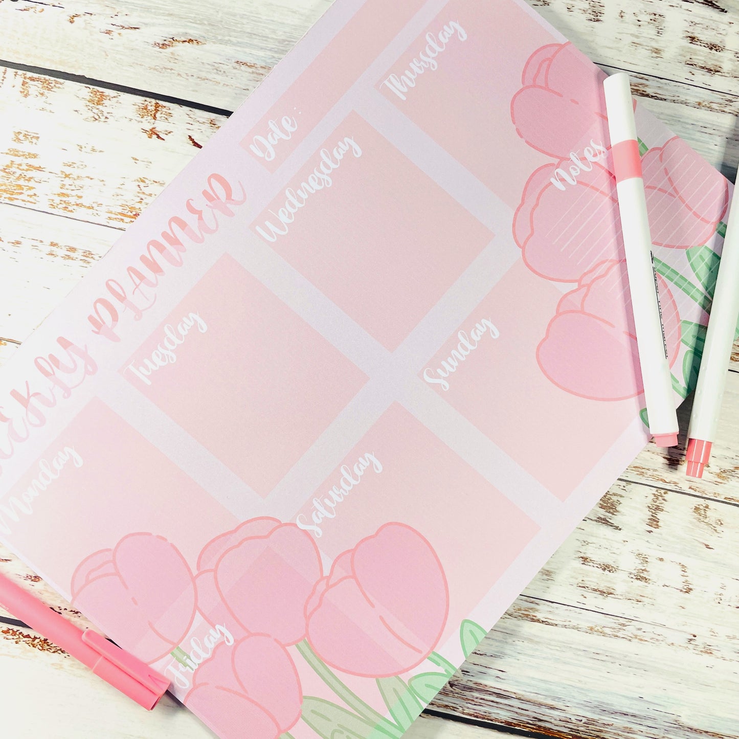 Tulip Blossom A4 Weekly Planner