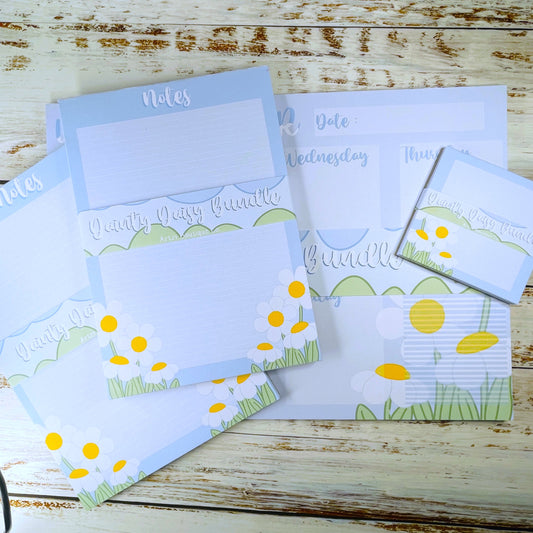 Dainty Daisy Stationery Bundle