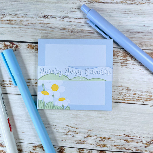 Dainty Daisy Memo Pad